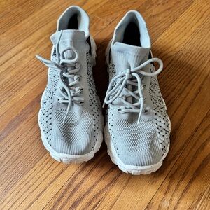 Gray Knit Sneakers